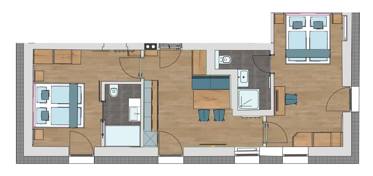 Haus Hubertus Apartment Galtuer Exterior photo